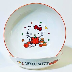 🍂Hello Kitty Fall Deep Dish Pasta Dishes